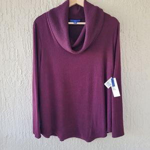 APT. 9 Women's Petite XL Cowlneck Sweater - SUPER SOFT